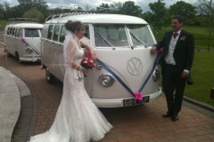 VW Morris Blue Wedding Ribbon