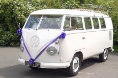 VW Morris Purple Wedding Ribbon