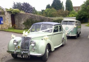 basil with green vintage car