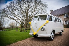 VW Morris Yellow Wedding Ribbon