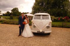 VW Morris White Wedding Ribbon